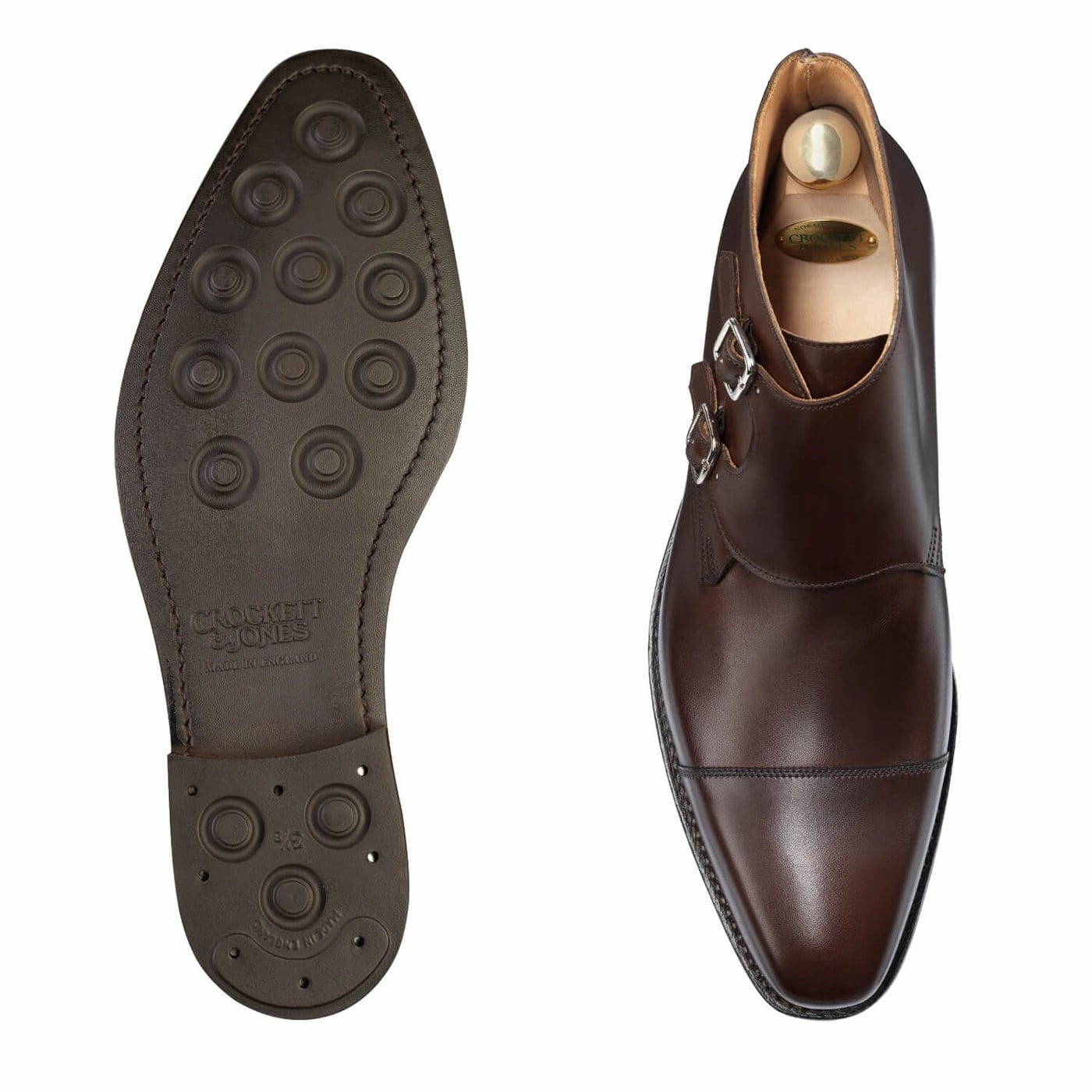 Camberley Dark Brown Burnished Calf Tabi Brogues