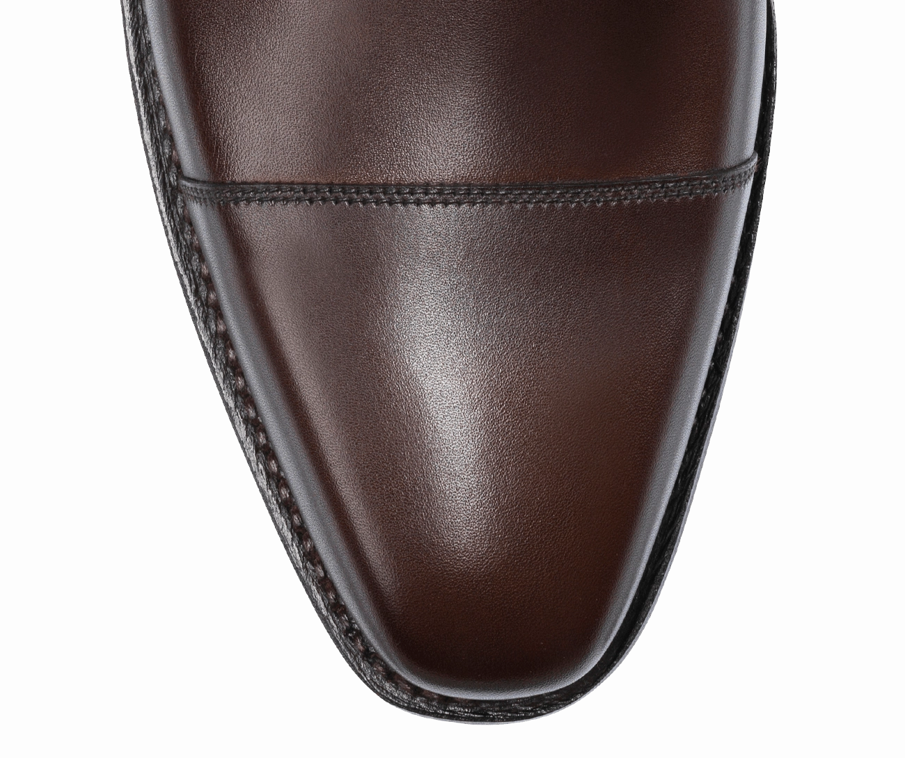 Frye Ivy Brogue High Top Sneaker Camberley Dark Brown Burnished Calf