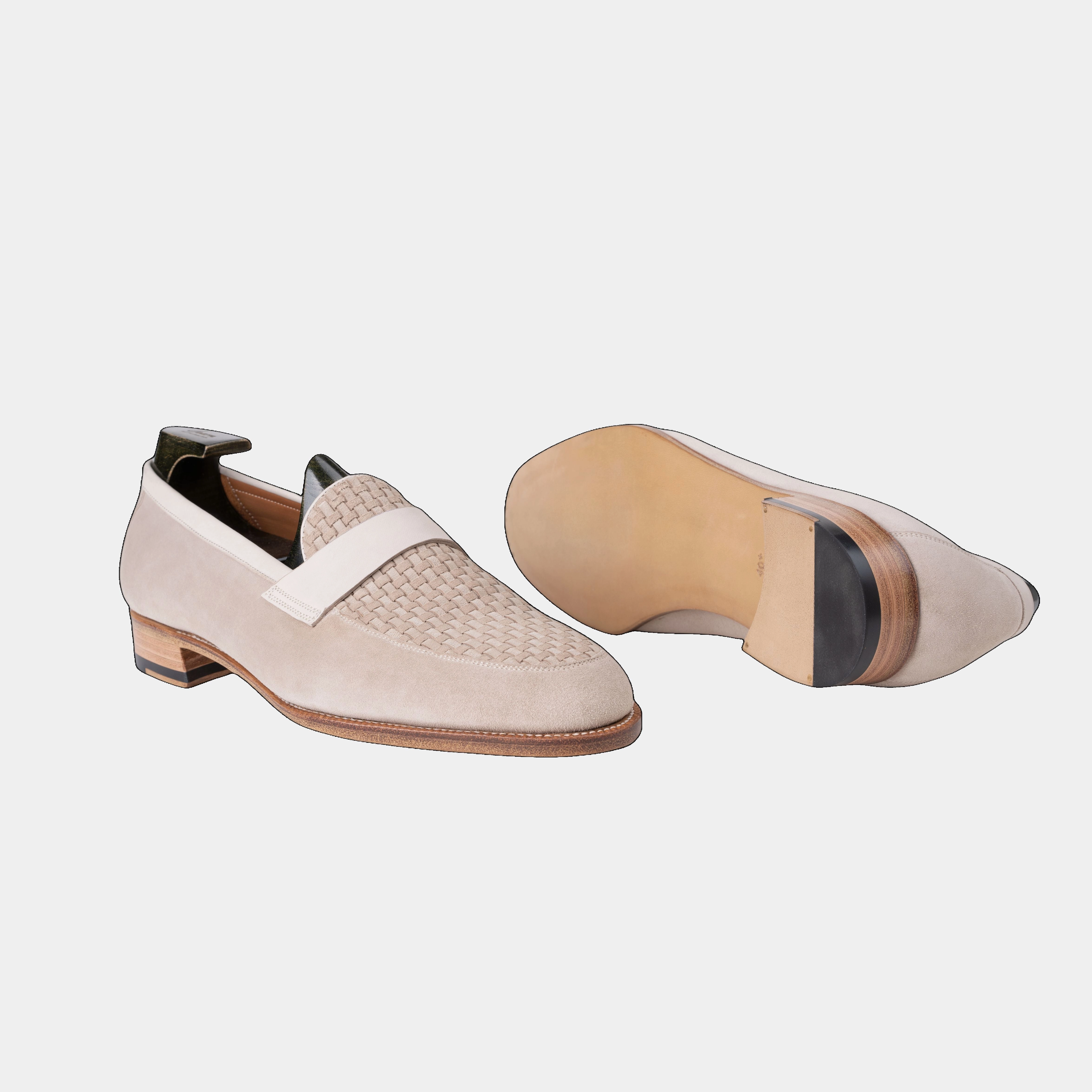 Skip And Loafers Yearn Amalfi Misty Grey Loafers