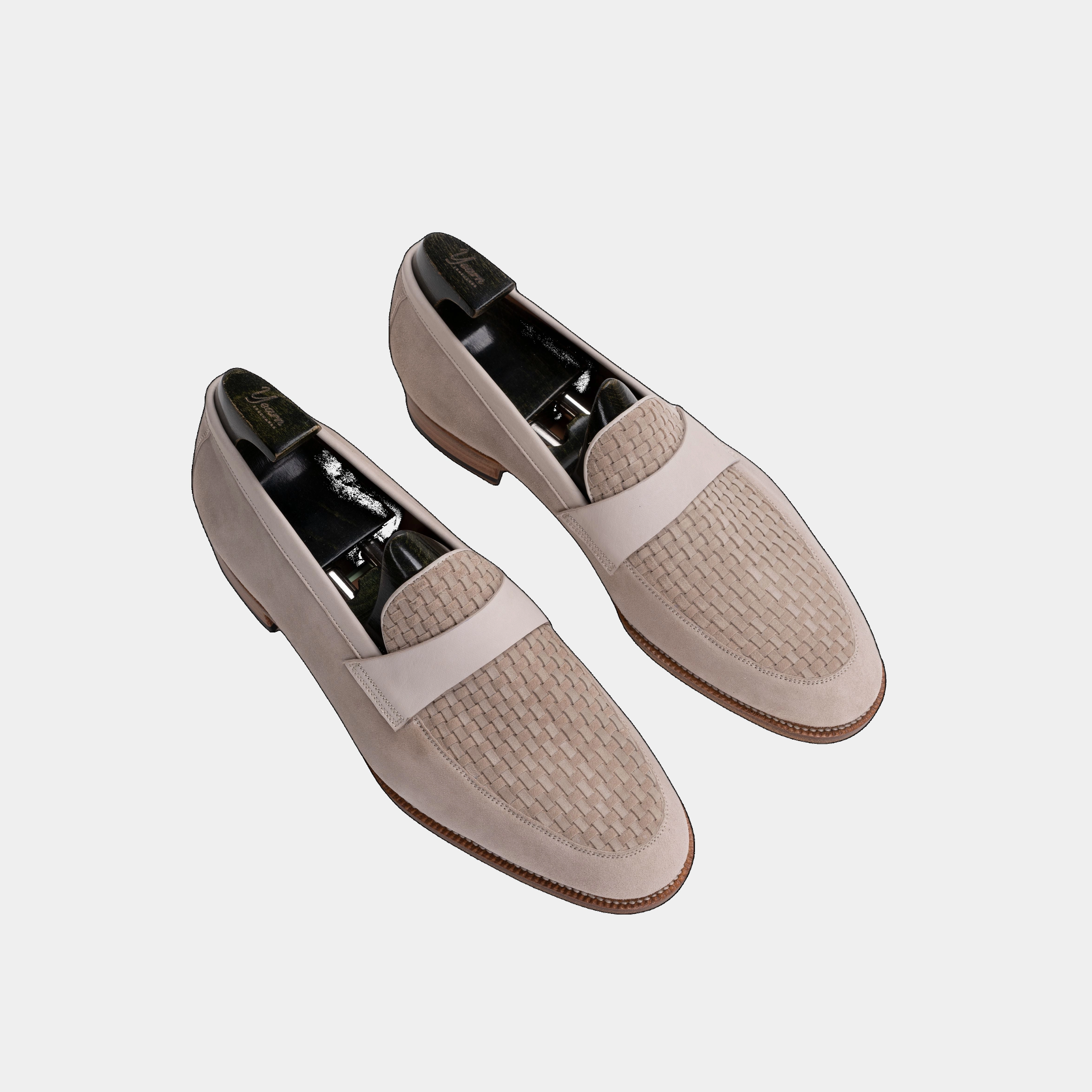Comfortable Platform Loafers Yearn Amalfi Misty Grey Loafers