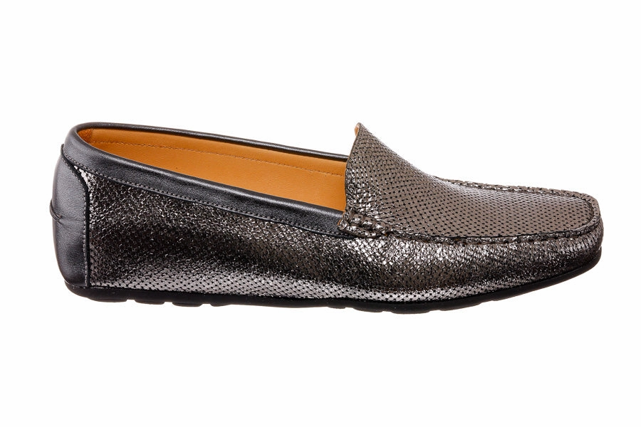 Vm Ellie Silver Suit Tassel Loafers