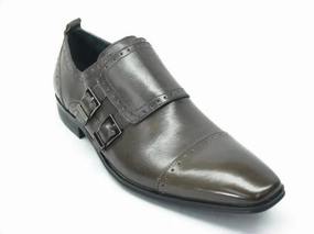 Double Monk Buckle Cap Toe Brogues History