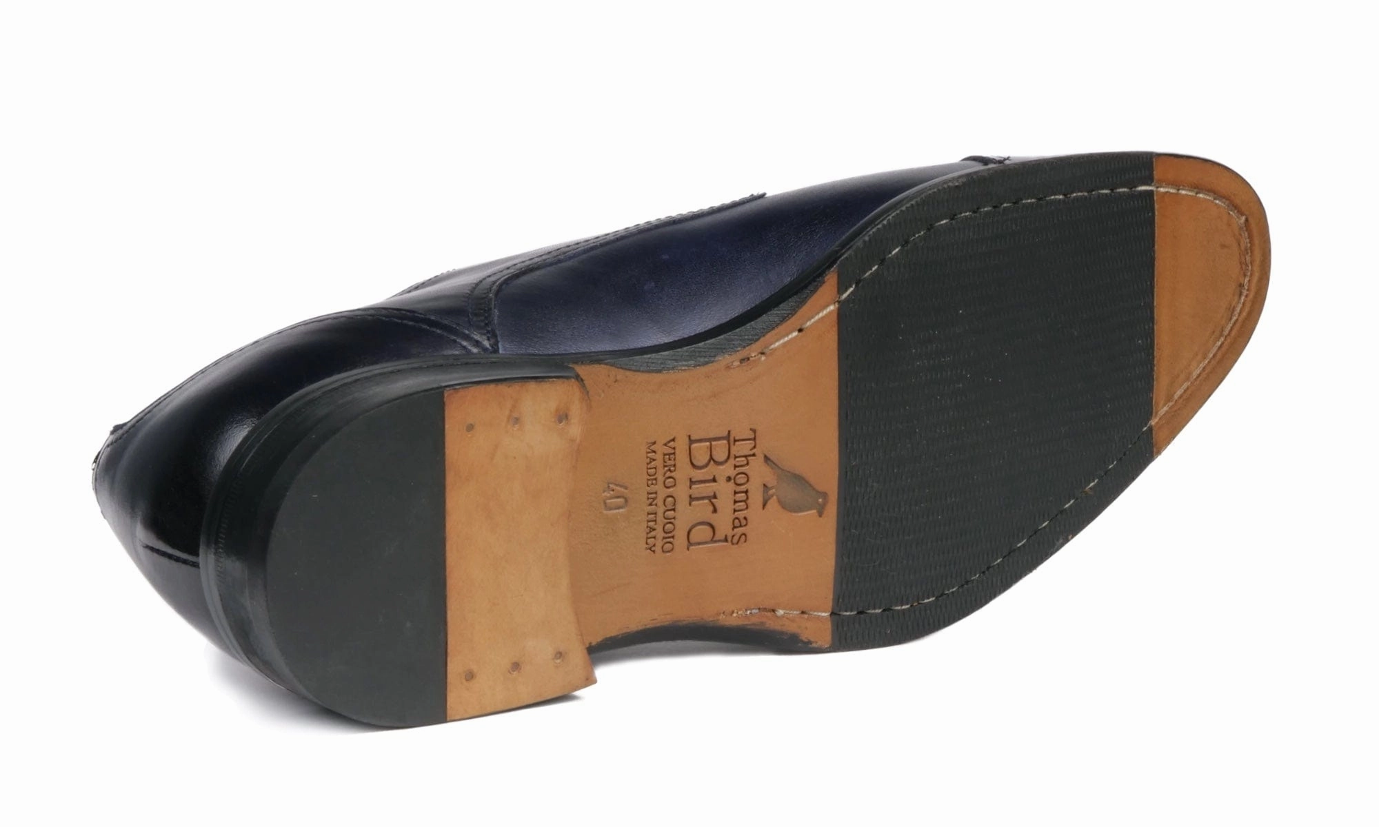 Bourne Monk Strap Blue Prefer Brogues