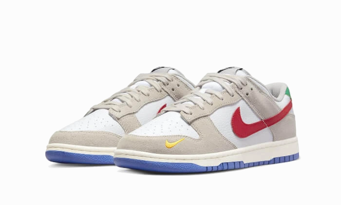Nike Dunk Low Light Iron Ore Red Blue Nike Shoes Shop Near Me