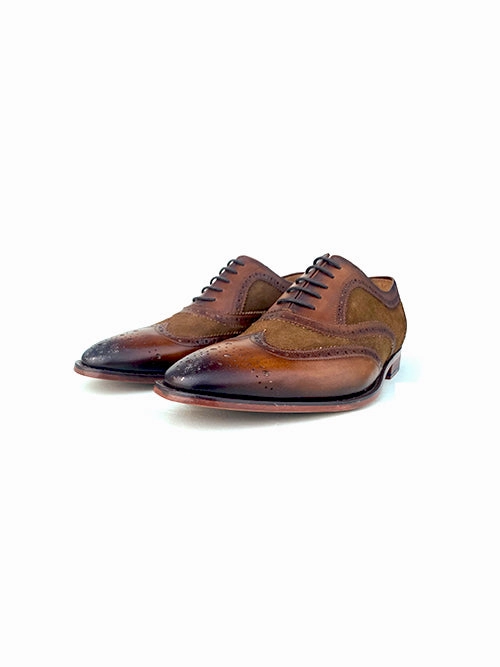 Gold Glitter Oxfords Stella Spectator Wingtip Oxford - Brown