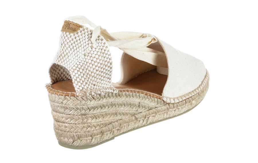 Tp Valencia Ecru Mary Jane Slide Shoes