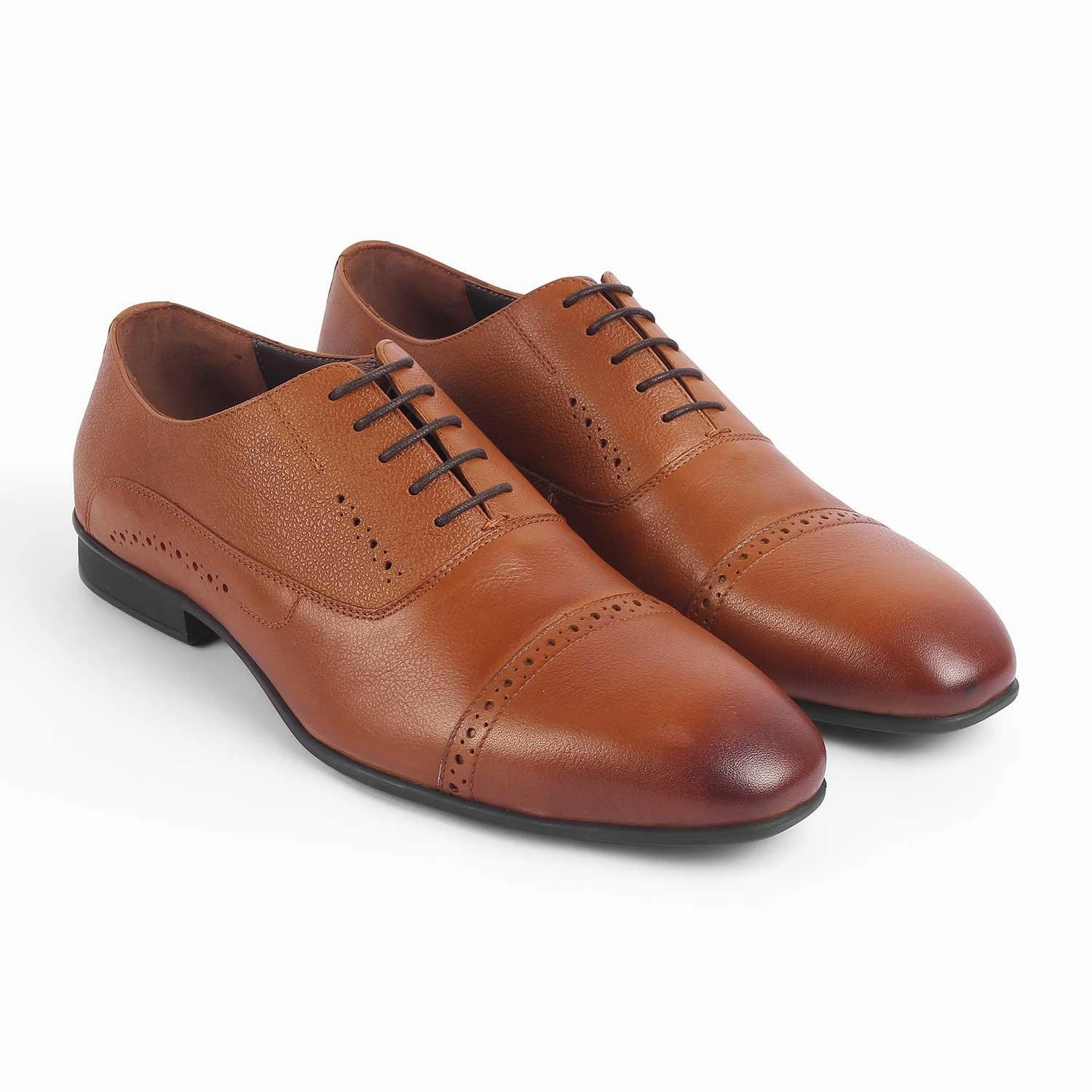 Tresmode Napier Tan Men's Oxford Lace Ups Width Shoes