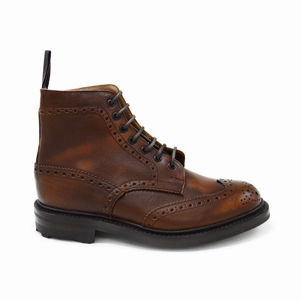 Trickers Stow -Caramel Kudu Smart Lace Up Shoes