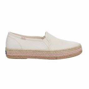 Triple Decker Jute Foxing Slip On Sneakers Slip-on Suede