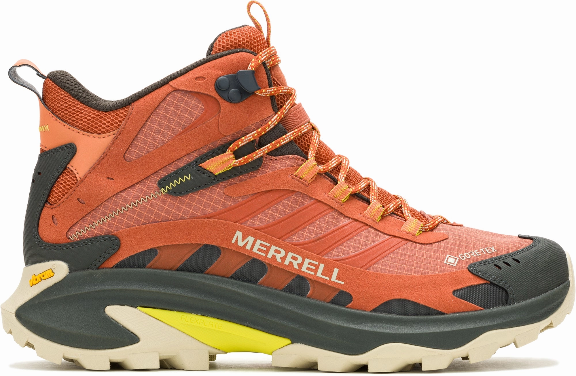 Merrell Moab Speed 2 Mid GORE-TEX Mens Walking Boots - Orange Cheap Hiking Shoes Women's