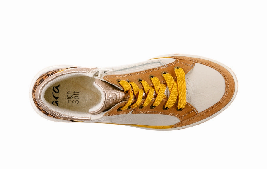 Brogue Chelsea Boots Tan Ara Pegasus