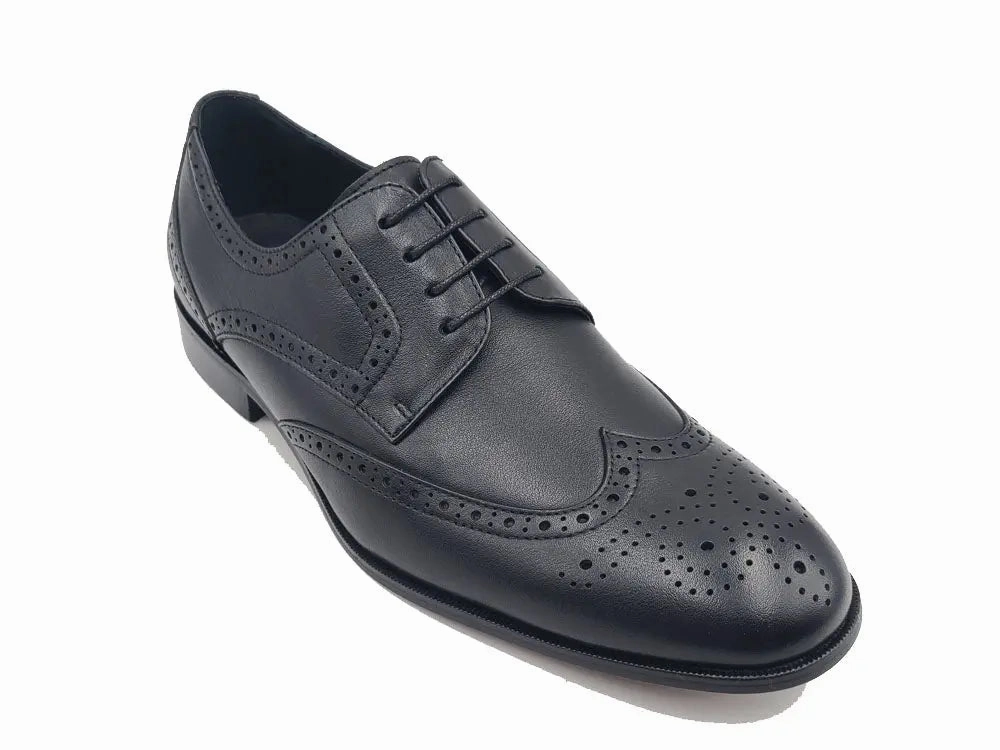 Tumbled Leather Blucher style Oxford with Flex Sole Wholecut Oxfords