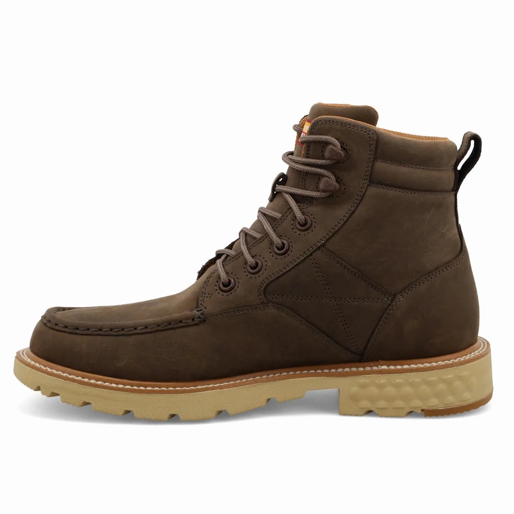 Hiking Shoes Salt Lake City Twisted X Men's 6" Shitake Brown Waterproof Work Boots MXCW004