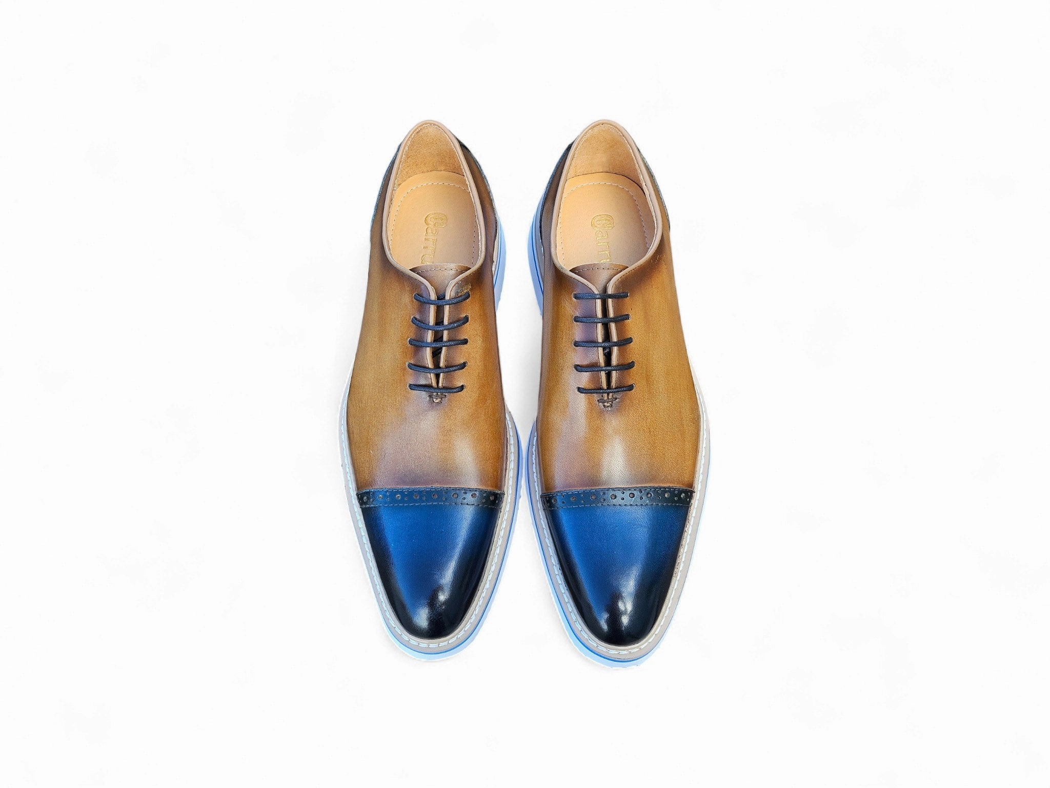 Two Tone Cap toe Calfskin Oxford Dickinson Cap Toe Oxford