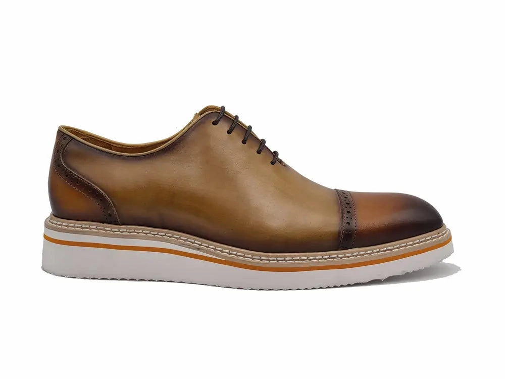 Ralph Lauren Oxford Two Tone Cap toe Calfskin Oxford
