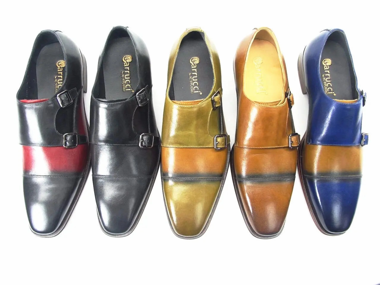 Two Tone Monk Strap Loafer Sapatos Brogues