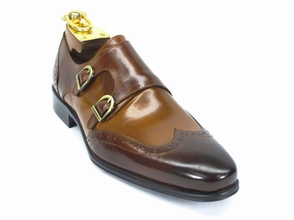 Lite Hybrid Brogue Derby Two Tone Wingtip Double Monk Strap