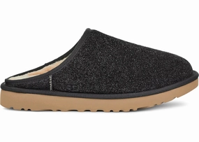 Ugg Classic Slip-On Shaggy Suede Slipper Dark Grey Toe Cap Slip On