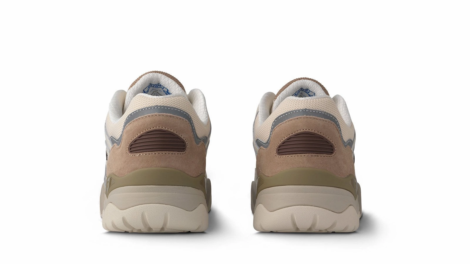 FUSION XT - WARM TAUPE/ AZURE BLUE Nike Tech Trainer Shoes