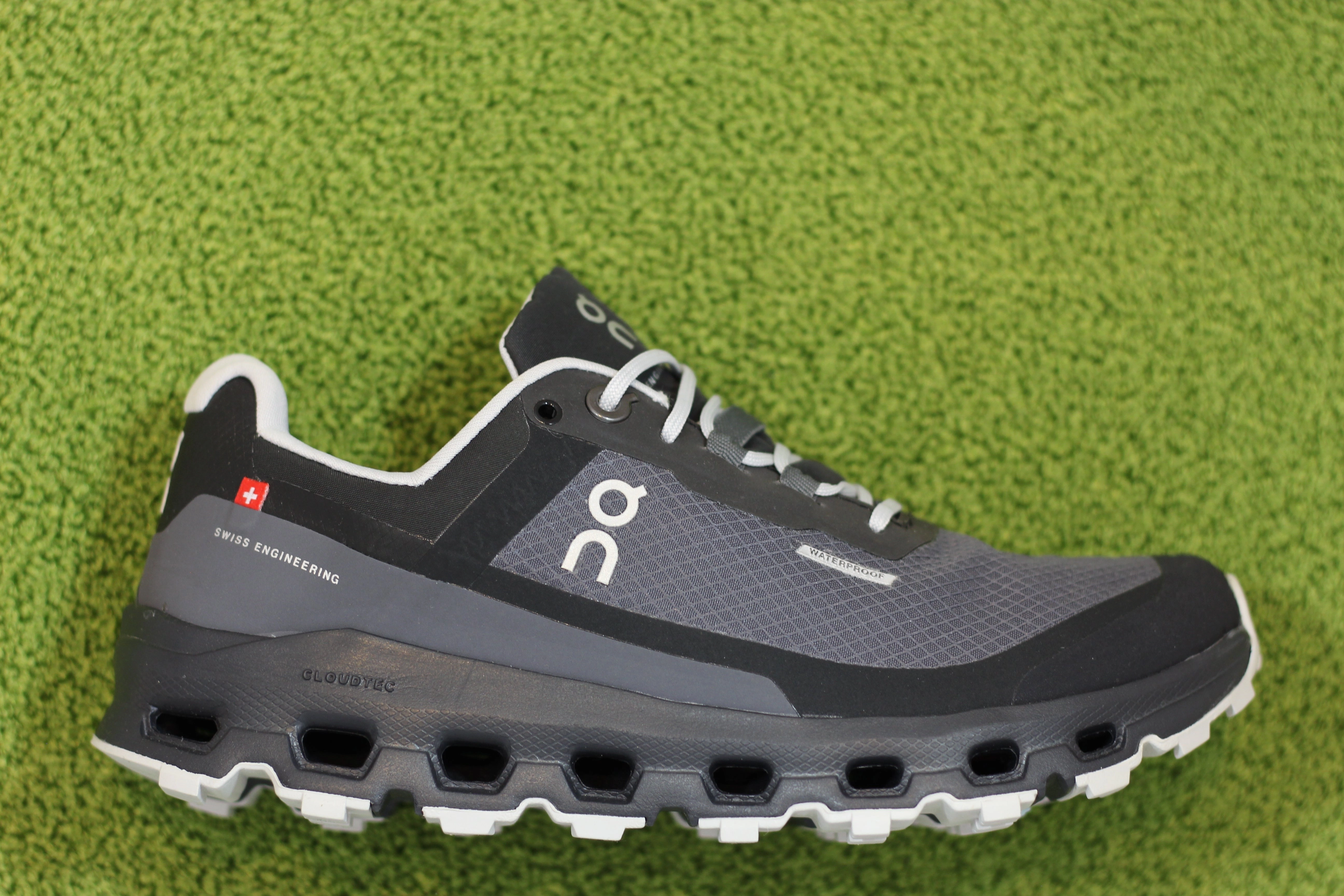 Womens Cloudvista Waterproof Sneaker - Eclipse/Black Nylon Good Running Shoes High Arches