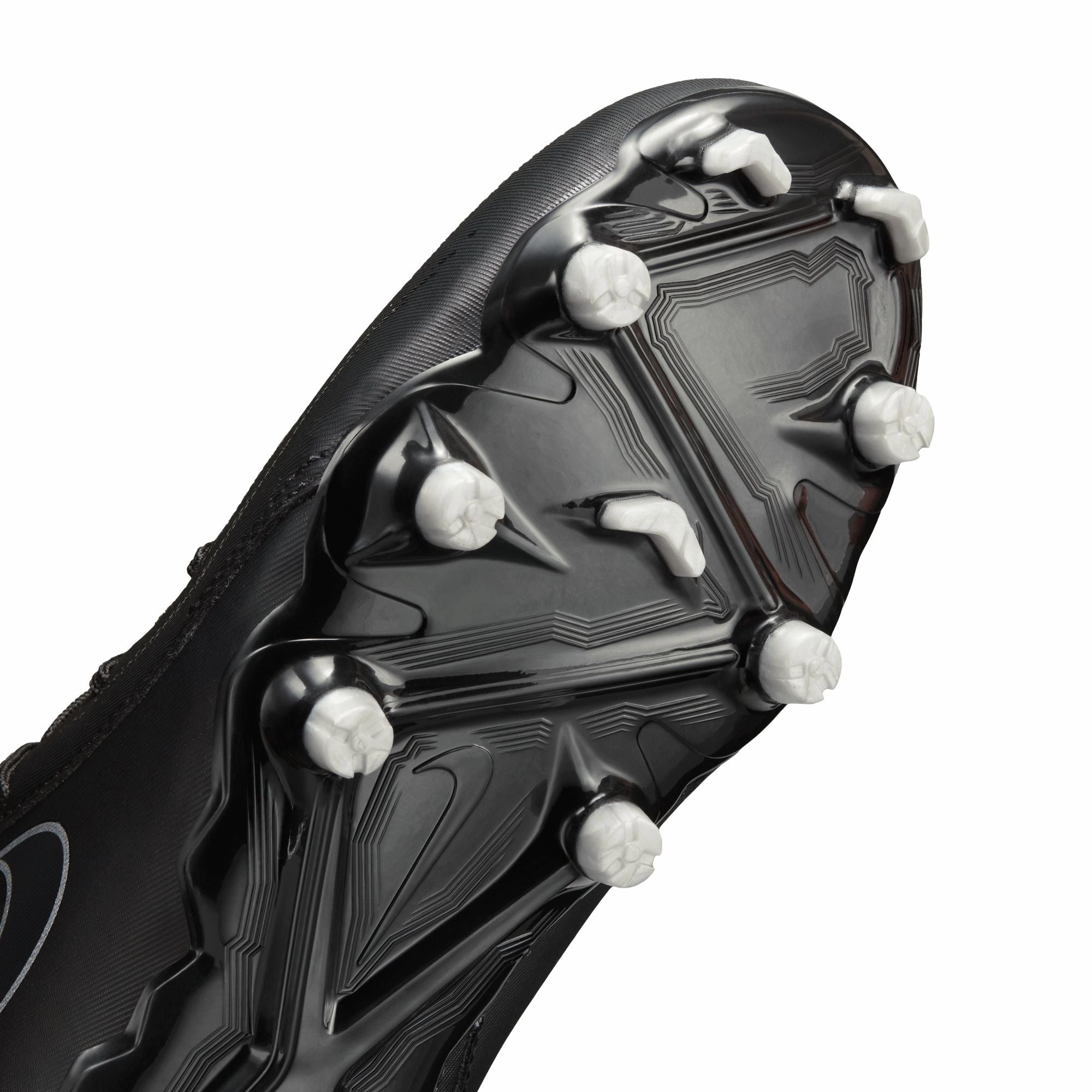 Soccer And Baseball Cleats Nike Junior Phantom Luna II Academy FG Firm Ground Soccer Cleats - Black