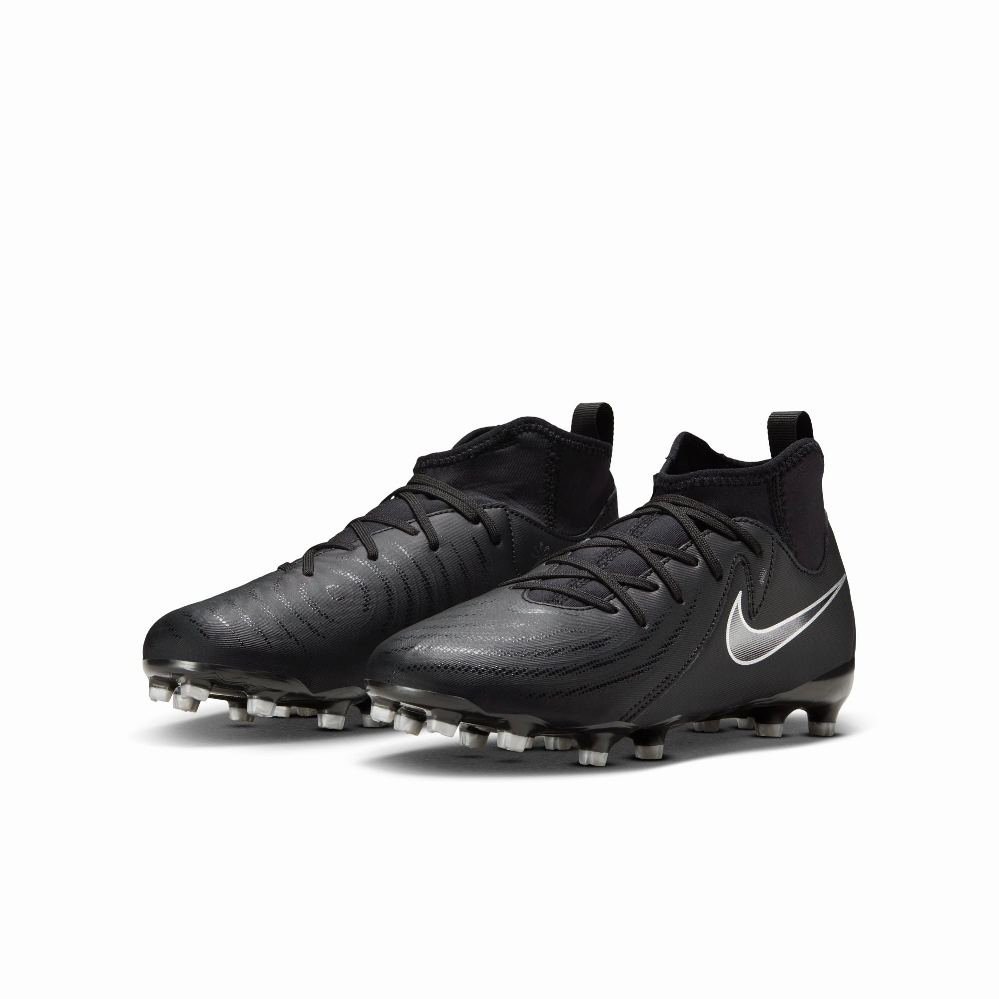 Nike Junior Phantom Luna II Academy FG Firm Ground Soccer Cleats - Black Predator Edge Soccer Cleats