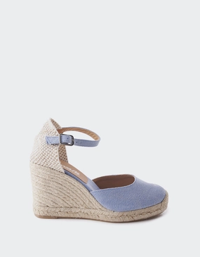 Casual Summer Shoe Roberta Blue Canvas