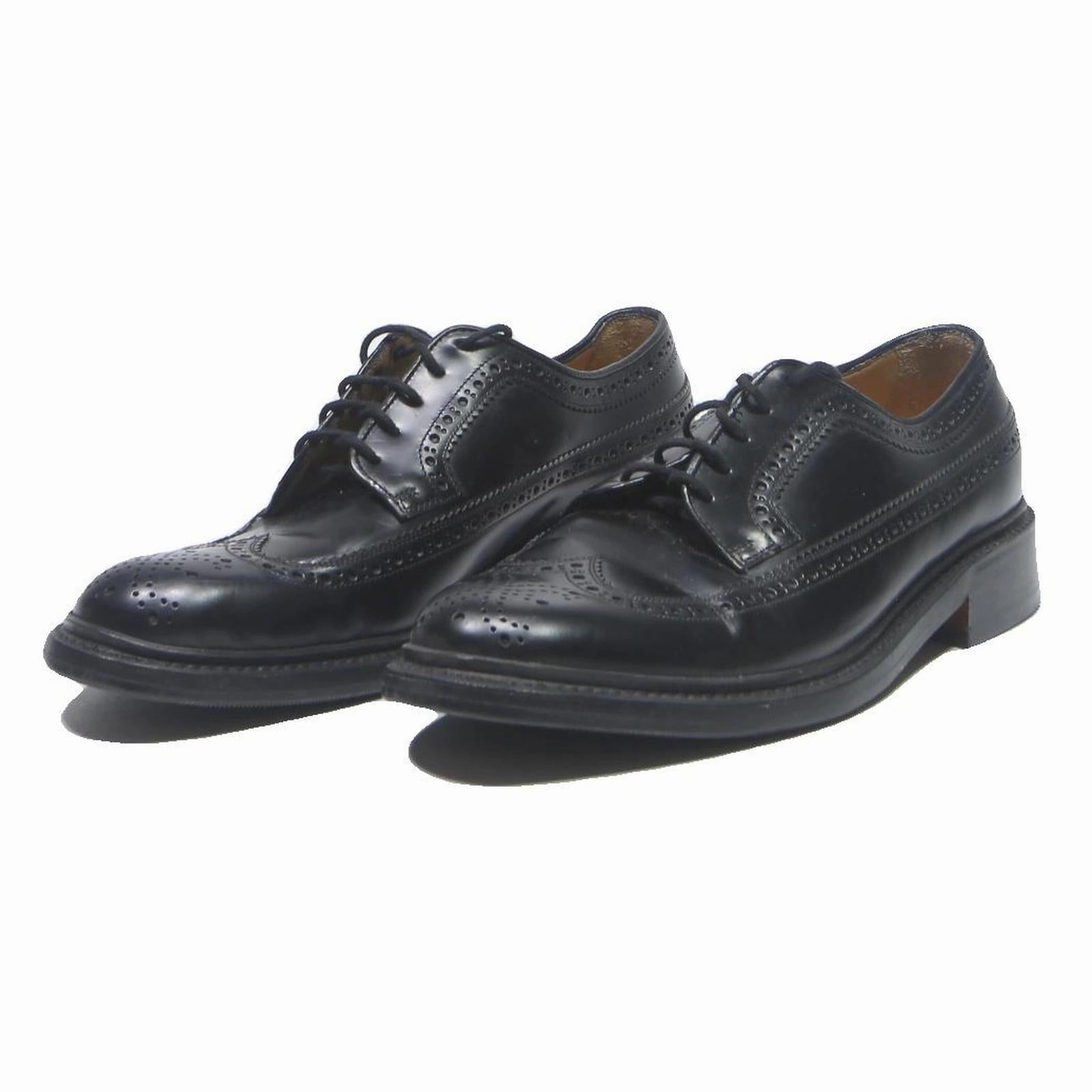 Roma Brogue FIRMOUNT Mens Brogue Leather Black UK 8 Classic Smart Dress Shoes