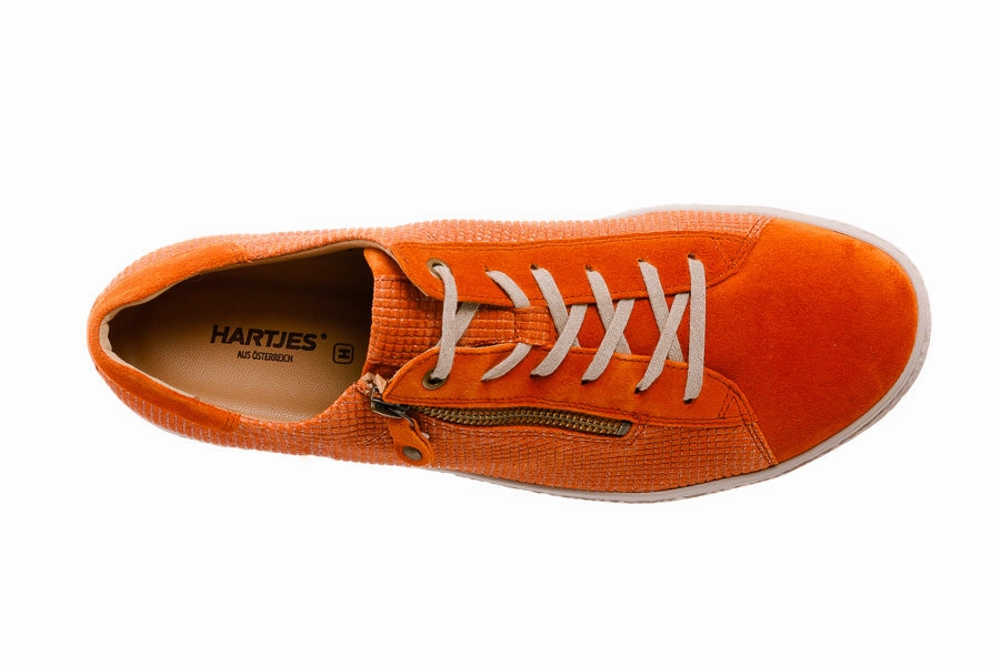 Har Powell Orange Brogue Ranger Boots