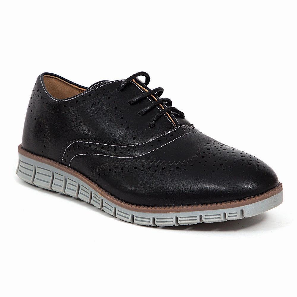 Oxford Shoes Leather Kids' Benton Jr. in Black
