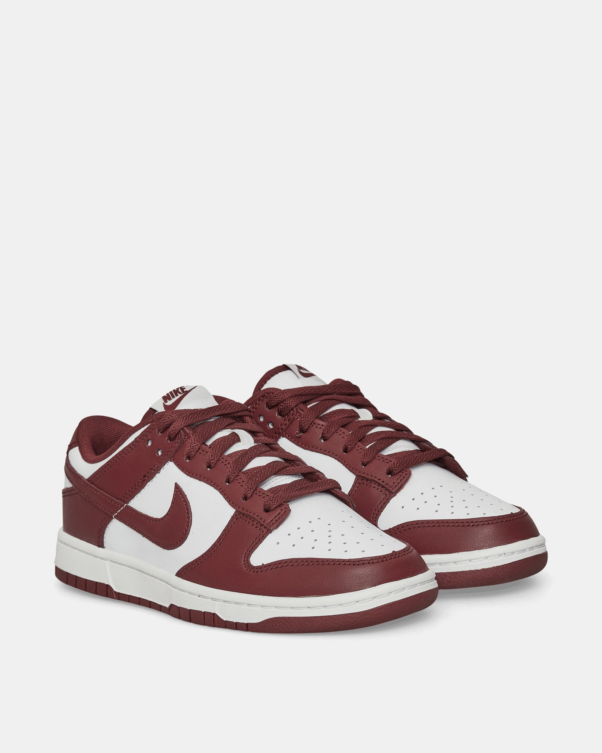 Dunk Low Retro Sneakers White / Redwood Trey 5 Basketball Shoes