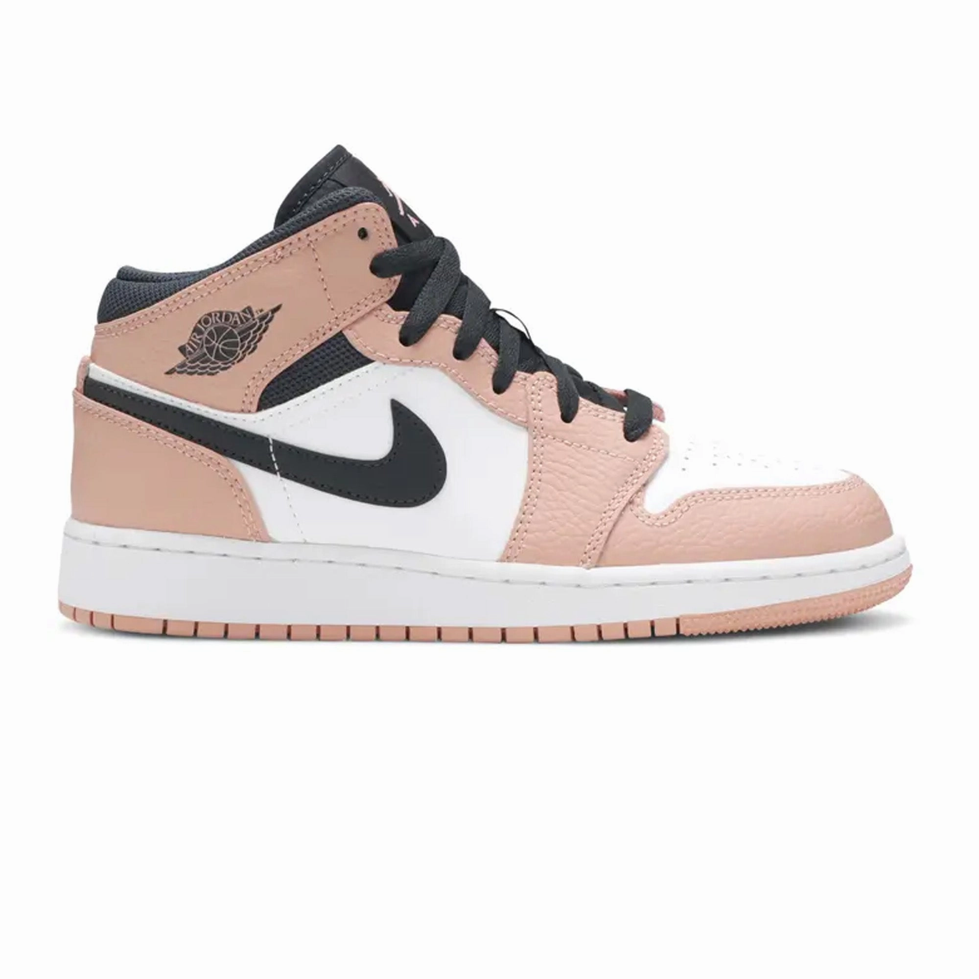 Native Basketball Shoes Air Jordan 1 Mid 'Pink Quartz' GS