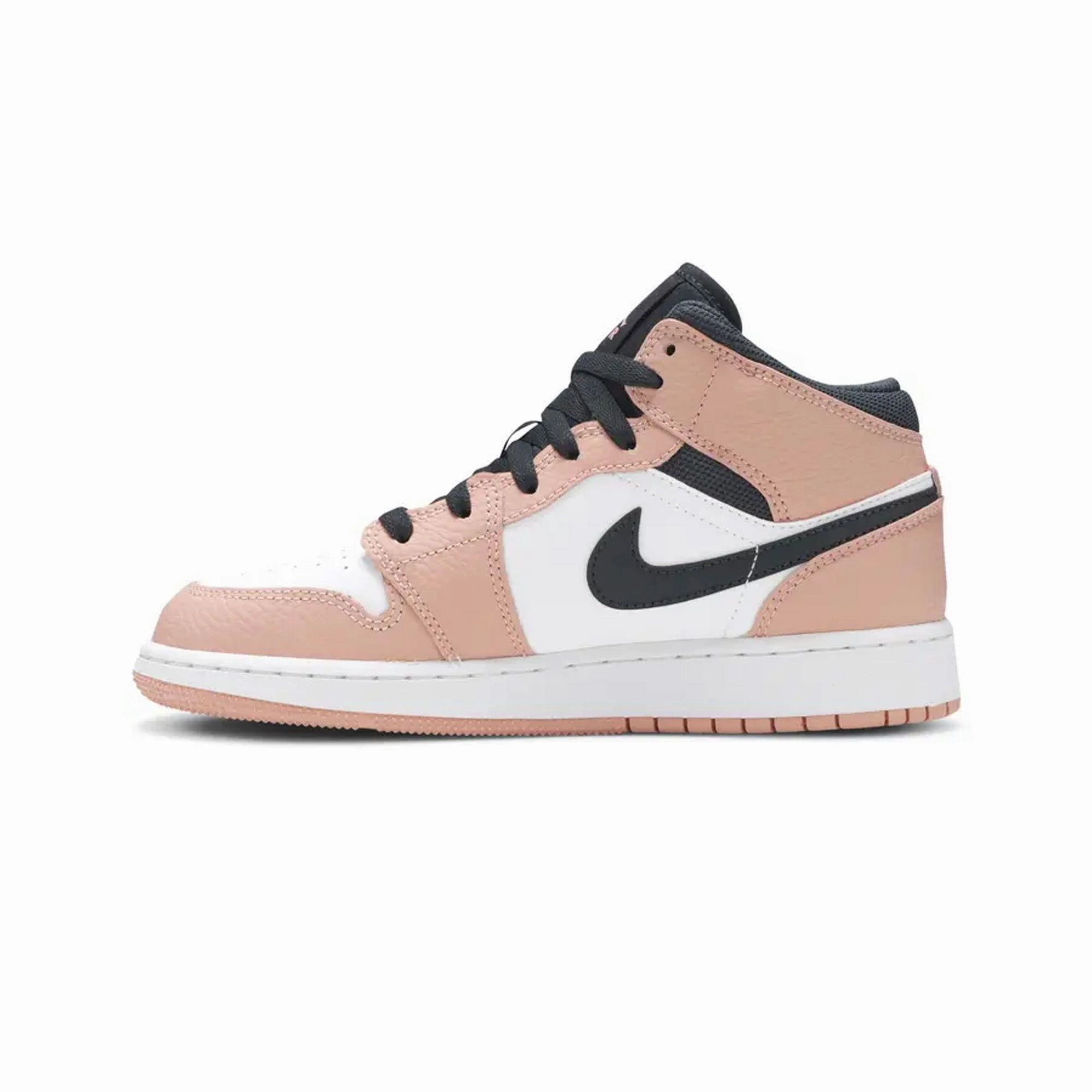 Essentials Basketball Shoes Air Jordan 1 Mid 'Pink Quartz' GS