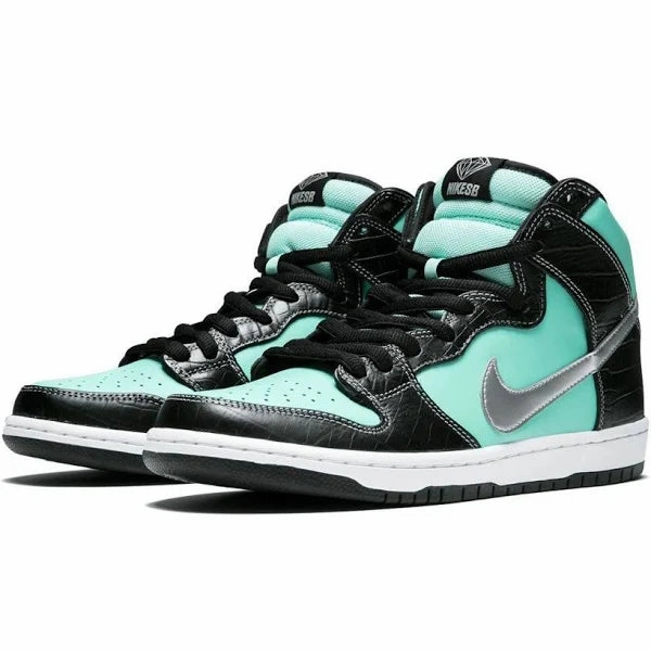 Nike SB Dunk High Diamond Supply Co.  PRM Tiffany Sale Peak High Top Basketball Shoes