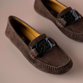 Cushioned Loafers Van Eli - Aiker - Brown Suede