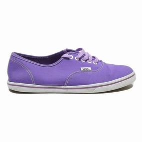 VANS Authentic Womens Canvas Low Top Trainers Purple UK 6 Casual Lightweight Casual Arch Support Shoes