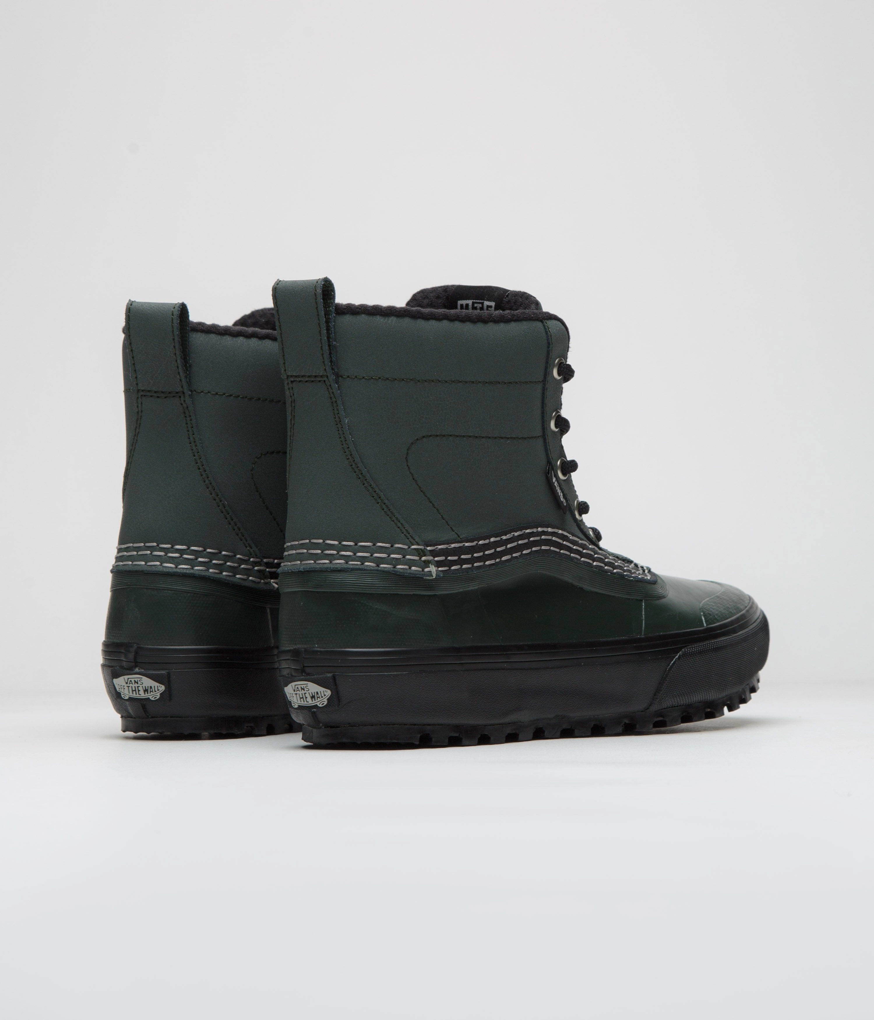 Second Hand Snow Boots Vans MTE Standard Mid Waterproof Shoes - (Blake Paul) Black / Forest