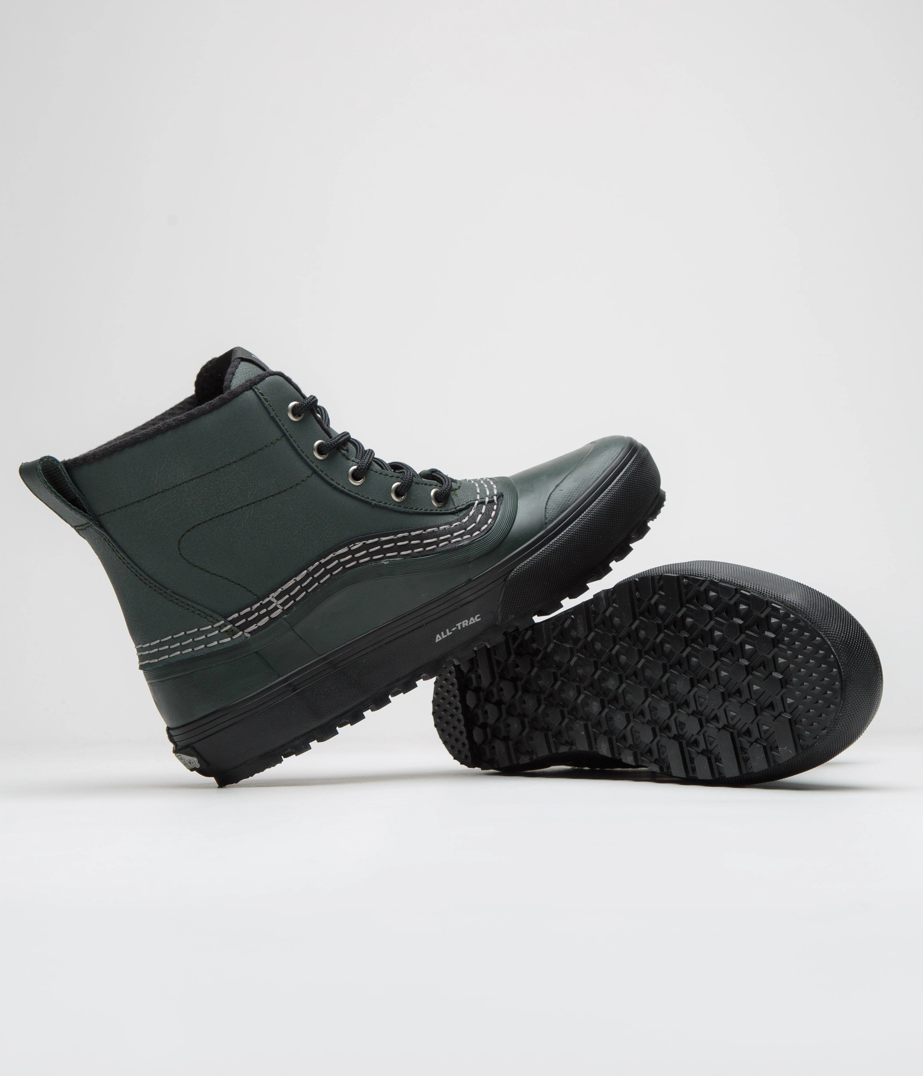 Vans MTE Standard Mid Waterproof Shoes - (Blake Paul) Black / Forest Hunters Snow Boots