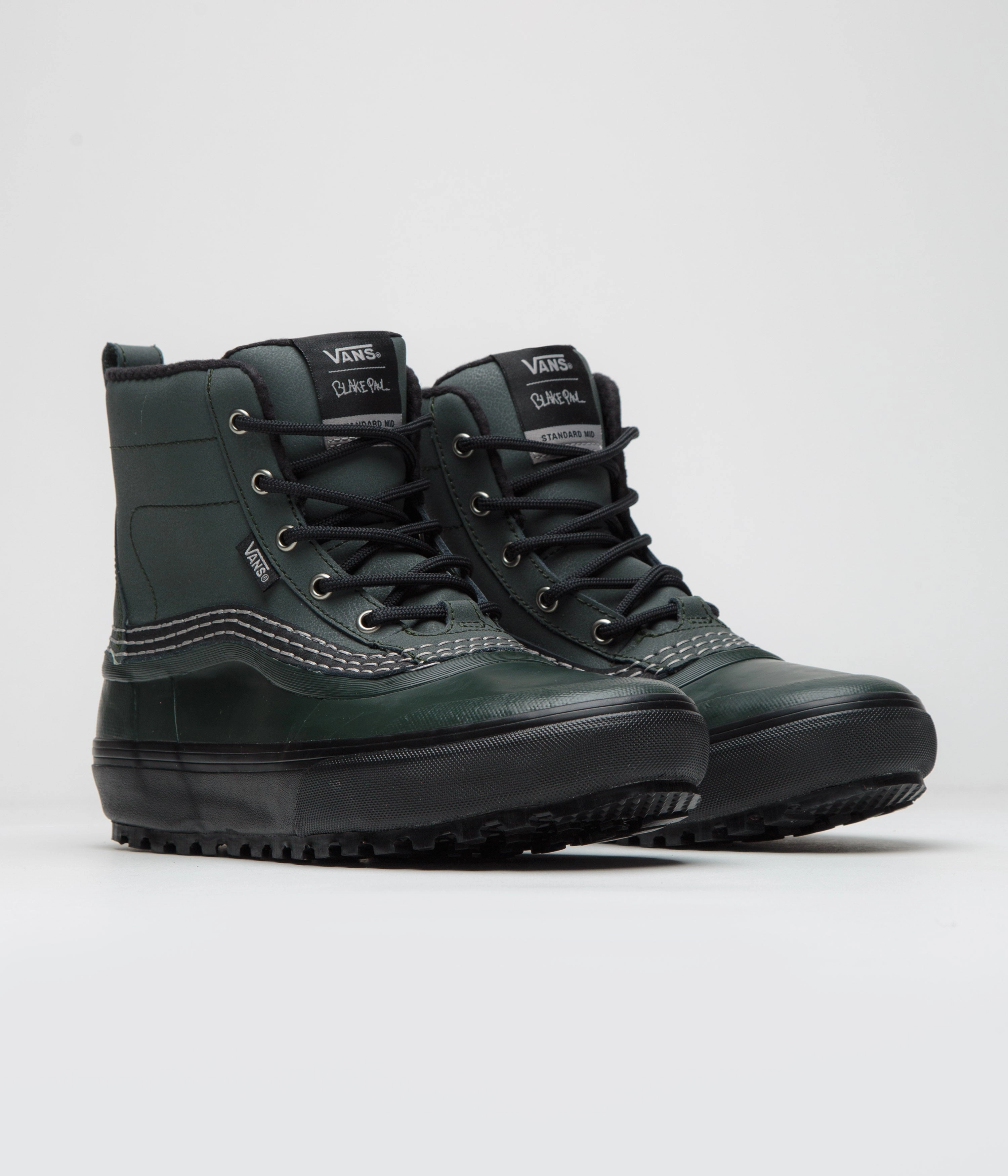 Vans MTE Standard Mid Waterproof Shoes - (Blake Paul) Black / Forest Sorel Angel Snow Boots
