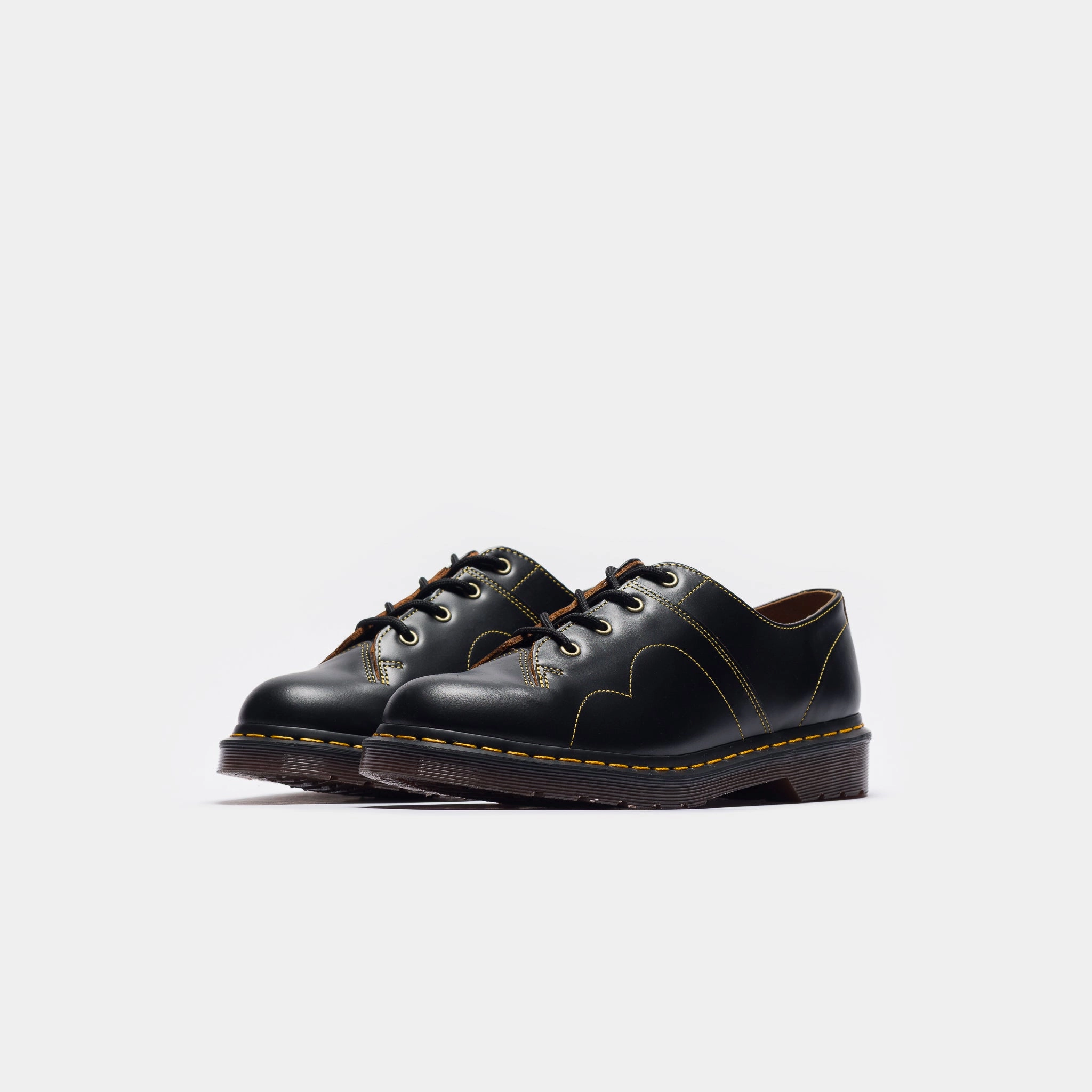 Church Vintage Smooth Derby in Black Shoes Lace Up Boots