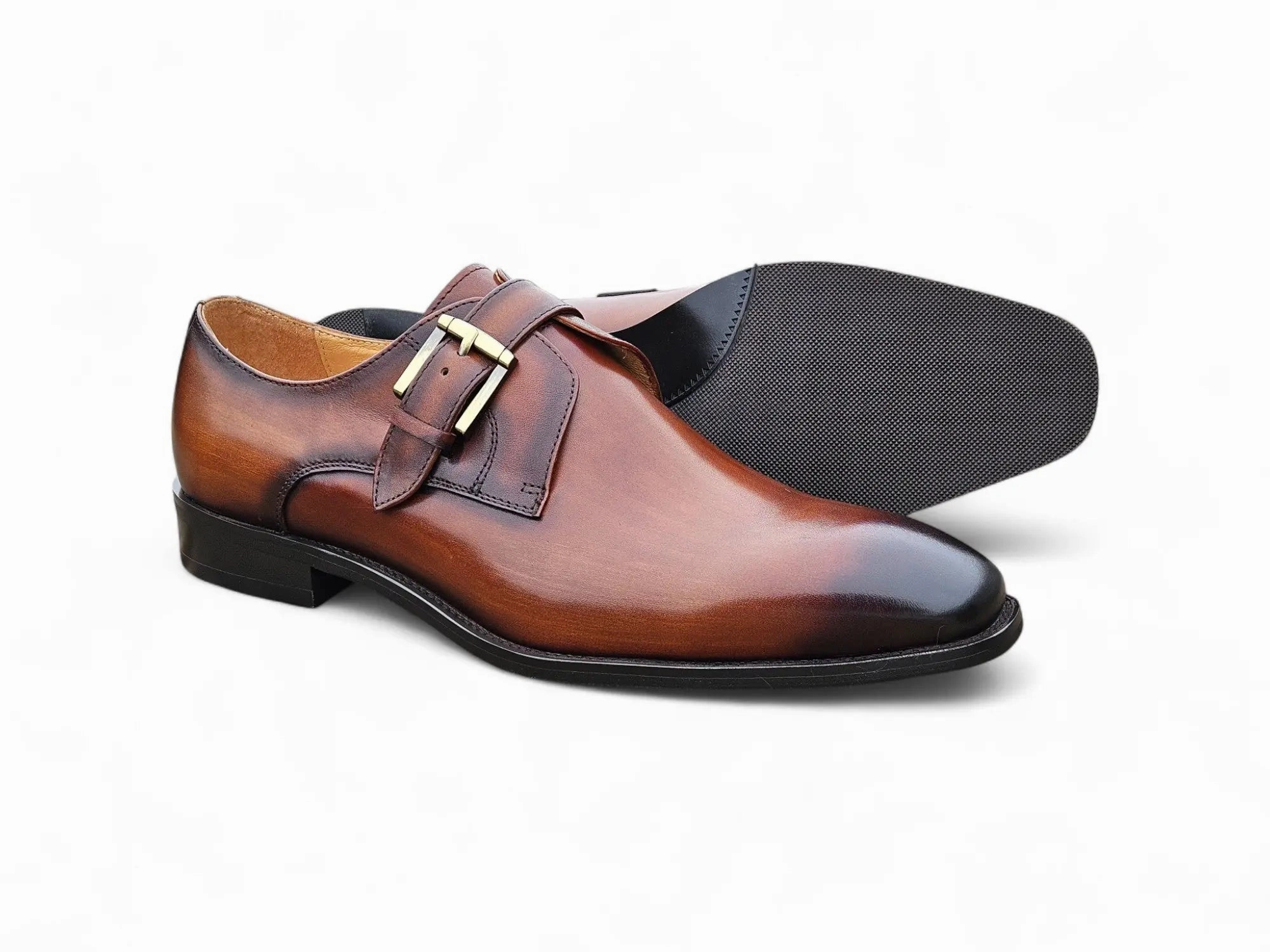 Brogues Lake Worth Versatile Fashion Single Monk Strap Loafer