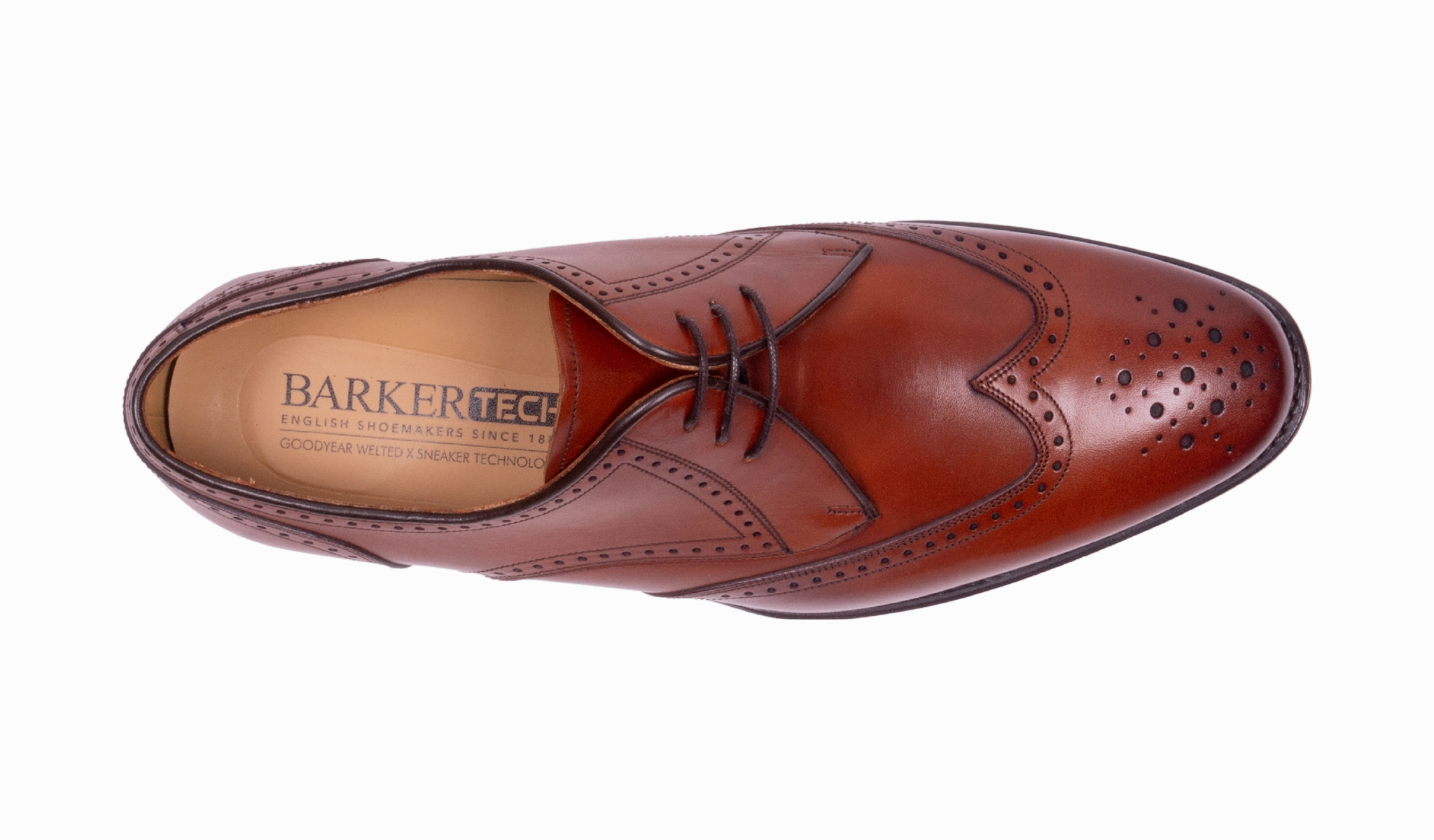 Lace Up Quality Shoes Bakewell - Chestnut Calf