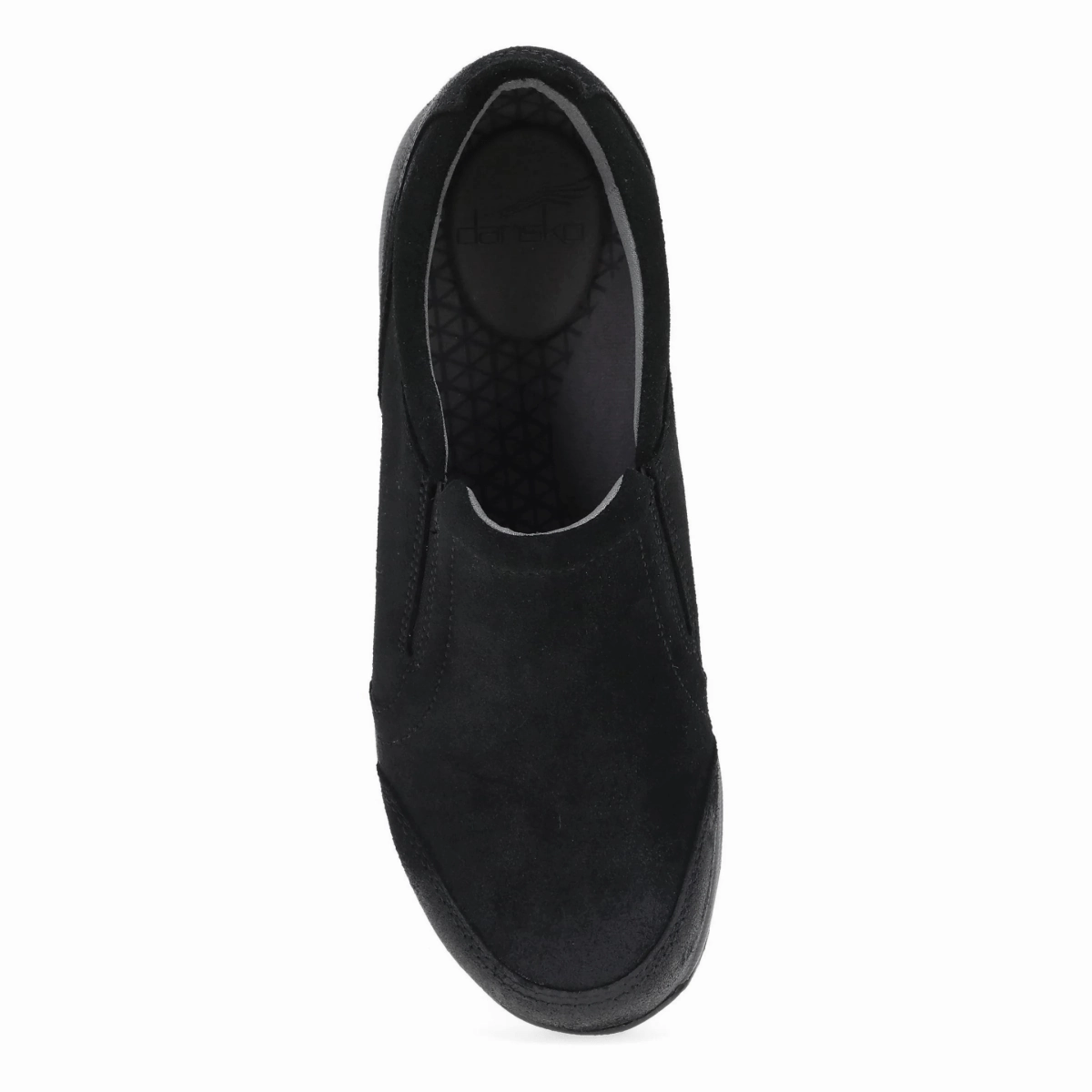 Vionic Slip On > Slip On Dansko Women's Pippy Black Burnished Burnished Suede Waterproof