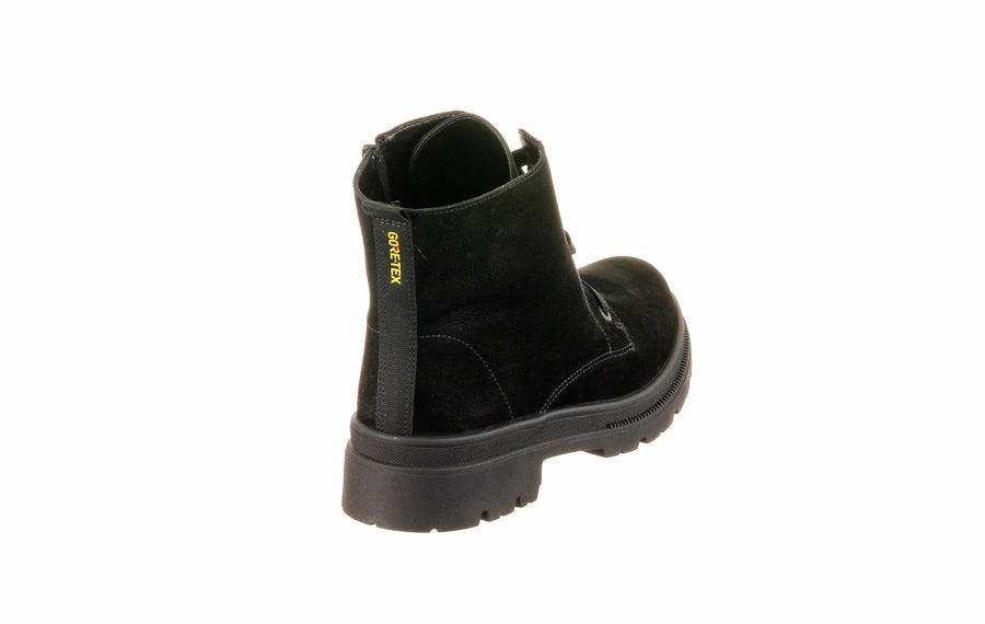 Ara Marley Black Leather Brogue Boots