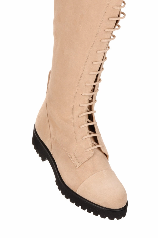 Bb Drawstring Brown Semi Brogue