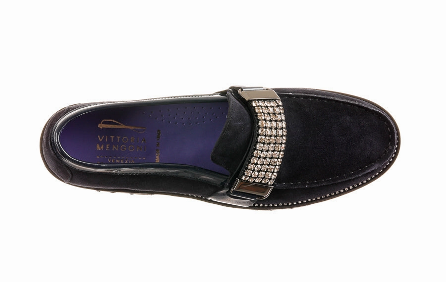 Vm Bibi Navy Mules Loafers
