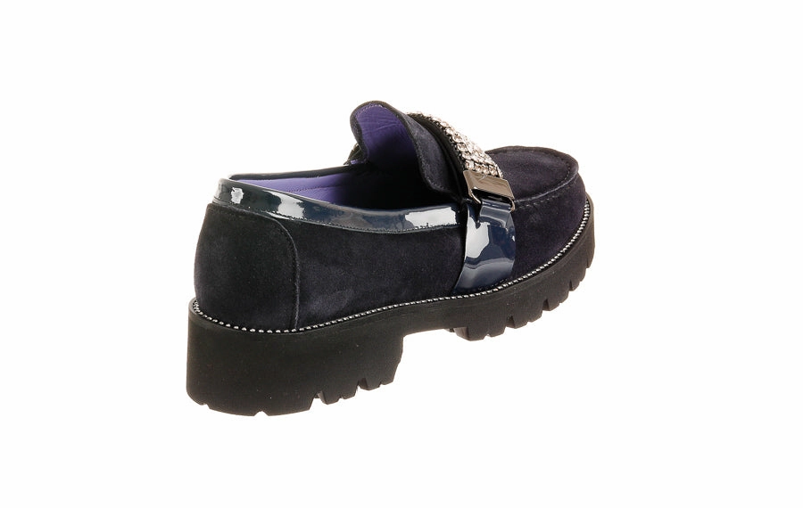 Vm Bibi Navy Trotters Loafers