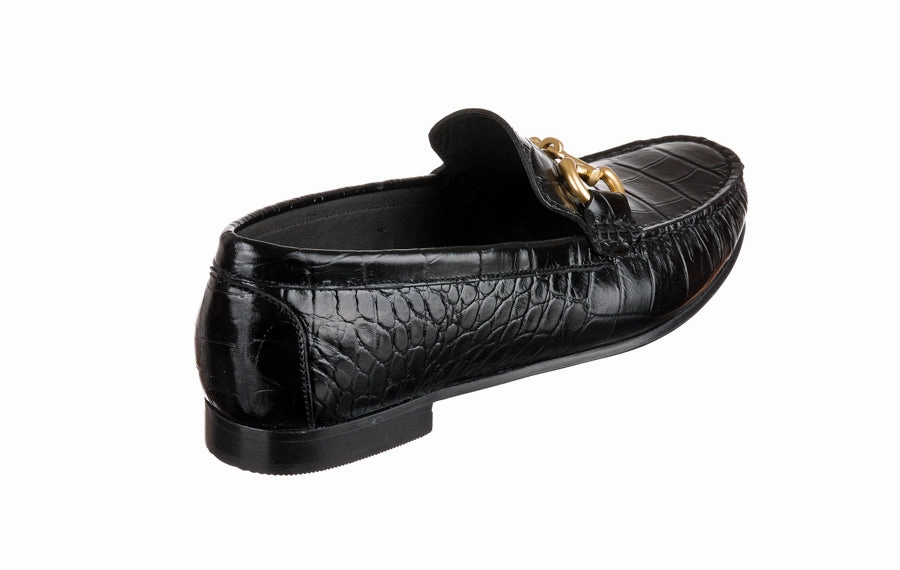 Car Loafers Vm Croco Black