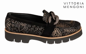 Peep Toe Loafers Vm Paisley