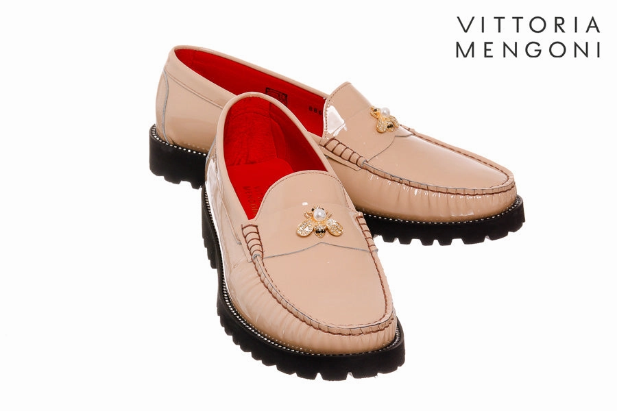 Vm Queenbee Nude Bypublicdemand Emmeline High Heel Classic Mary Jane Shoes